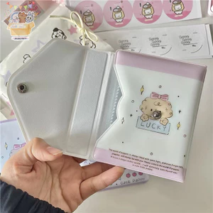 KXH 1 Album Ảnh Kpop Cho Quà Tặng Chụp Ảnh Ins Dễ Thương Graffiti Photocard Giá Đỡ Thần Tượng Thu Thập Sách Gói Phong Bì 3 Inch ELWW