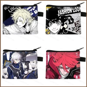 Siy7 BLUE LOCK Hoạt Hình Anime Sinh Viên Ví Đựng Tiền Xu In Hình Trẻ Em Thời Trang Túi Đựng Thẻ Di Động Nam Túi Bảo Quản