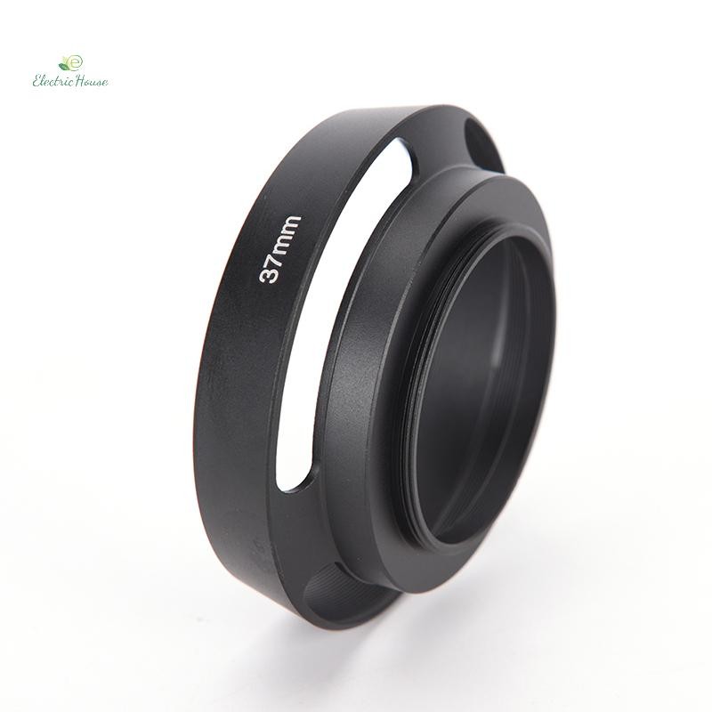 [Nhà Điện] 37 39 40.5 43 46 49 52 55 58 62 67 mm Kim Loại Ống Kính Hood Dành Cho mới mới