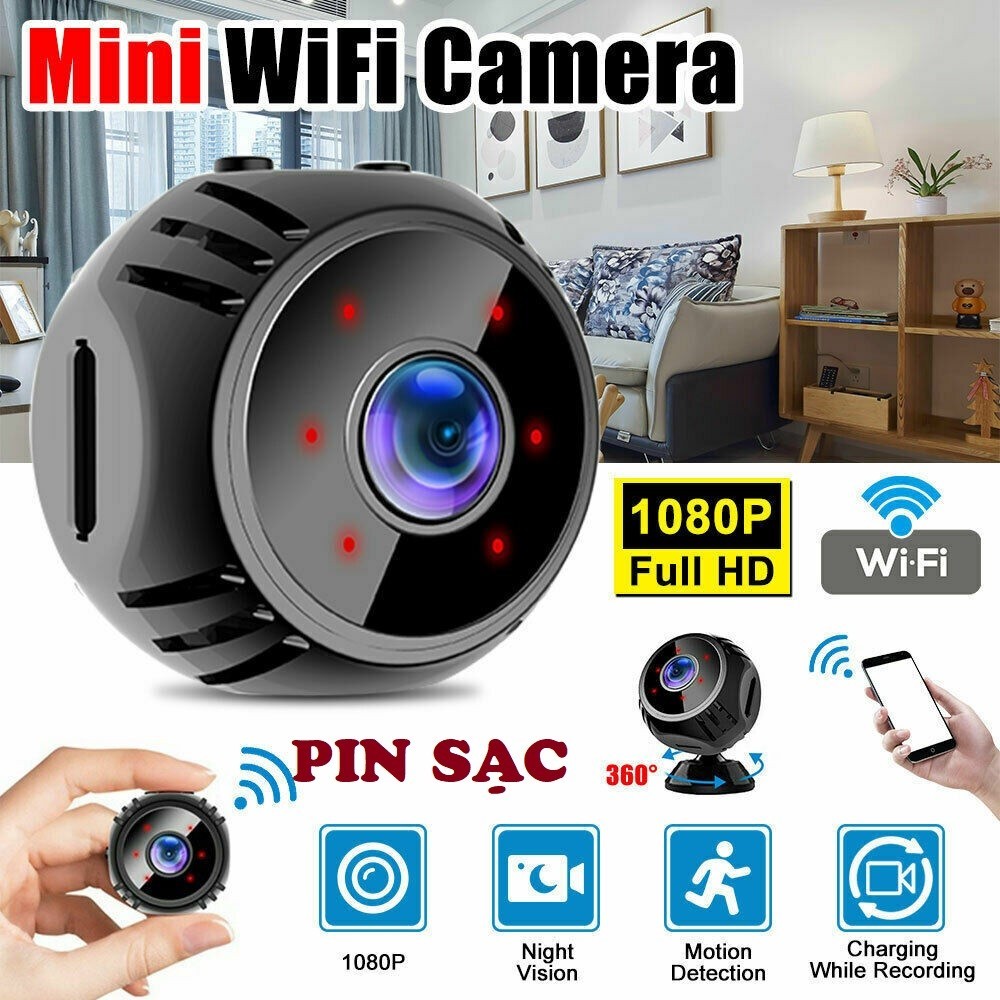 ( Mẫu Mới 2023 ) Camera Siêu Nhỏ , Camera Mini Không Dây W8 , Mua ...