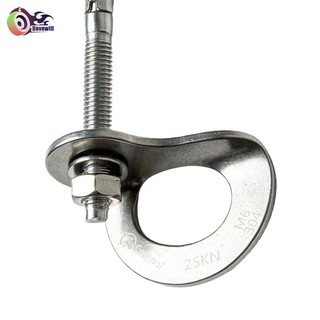 Dovewill Rock Climbing 25KN Móc treo điểm neo có vách ngăn