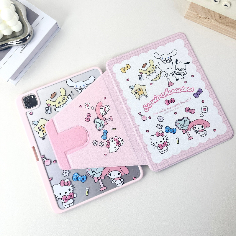 Ốp bảo vệ cho Samsung Galaxy S10 FE + Tab S6 lite 2024 S9 FE + S7 + / S8 + / S7FE S10ULTRA A9 + Tab A7 lite 8.7inch Vỏ Acrylic xoay 360 độ có khe cắm bút
