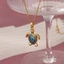 Vòng cổ Choker MERIGGIARE, Vòng cổ mặt dây chuyền rùa bằng thép không gỉ dễ thương, Vòng cổ chuỗi hạt hợp thời trang đặc biệt chất lượng cao Phụ kiện thông thường
