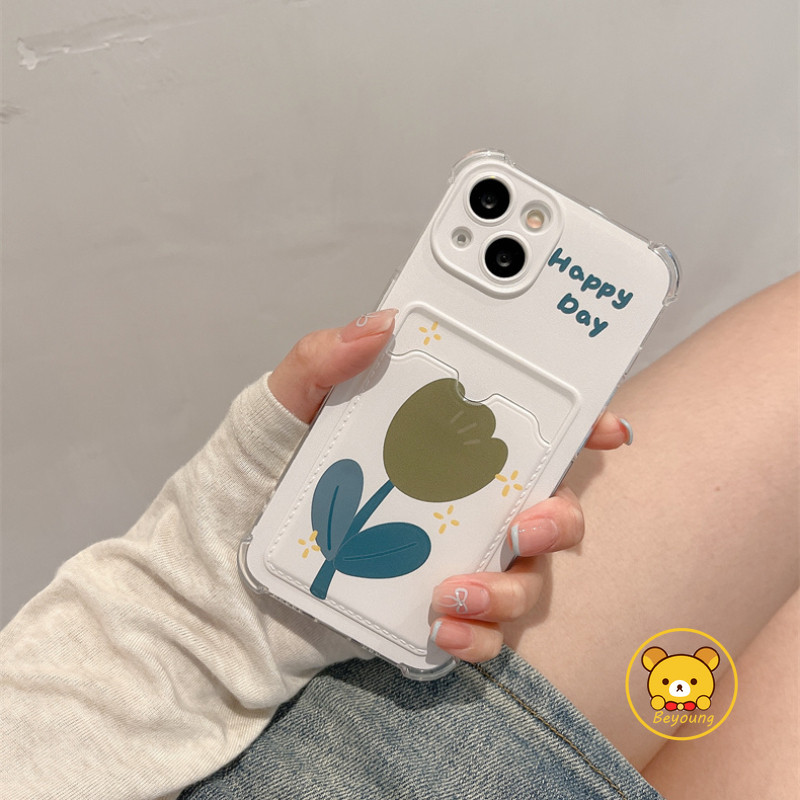 Vỏ Ví Hoa Tươi Cho Redmi Note 14 13 12 11 Pro Plus 11S 10 Pro Max 10S 8T 8 Pro 5G 4G Vỏ Điện Thoại Hoạt Hình Dễ Thương Đựng Thẻ Hoa Mềm