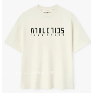 Chất lượng cao Essentials Fear of God Joint Front Letter Printing Sản phẩm mới Áo thun ngắn tay