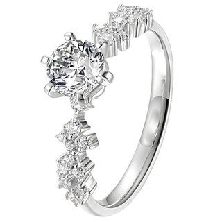 Nhẫn Kim Cương Mosang Bạc 925S Có Thể Điều Chỉnh Mở, Nhẫn Nữ Trái Tim Và Mũi Tên, Quà Tặng Cho Nữ, S90