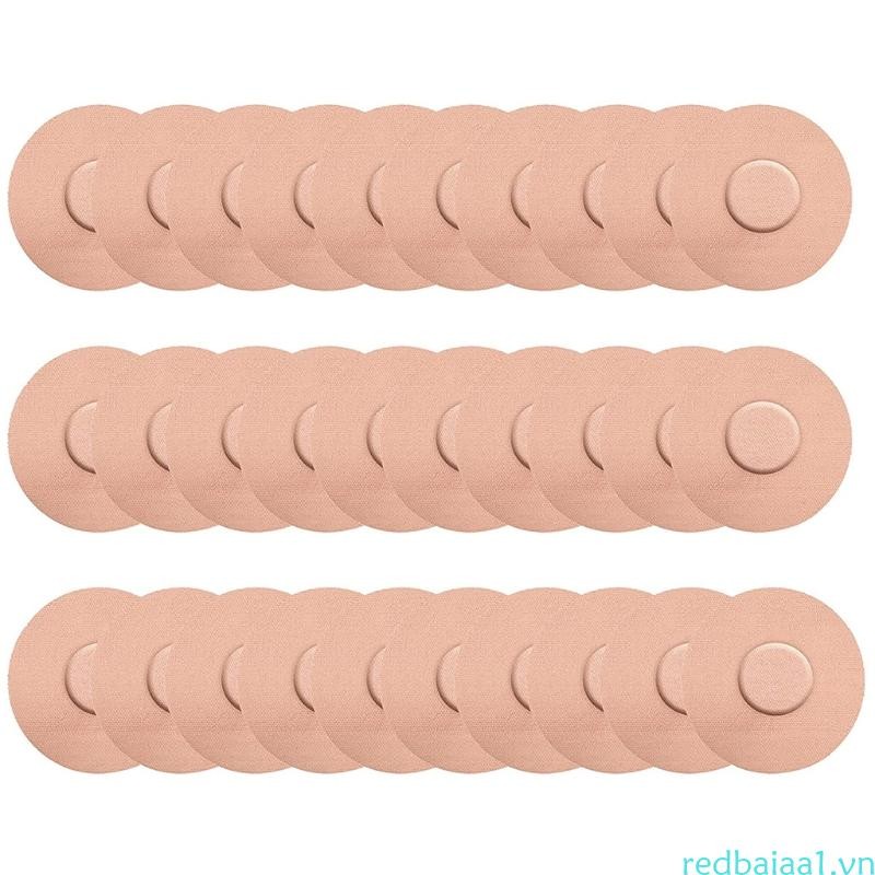 Redbaiaa1 Cảm Biến Bao Gồm Libre Patch Miếng Dán Dính Chống Thấm Nước Thể Thao Chống Trơn Trượt Chống Rơi Miếng Dán Thoáng Khí Overpatch-