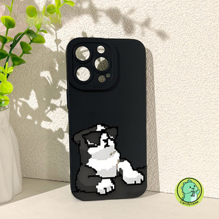 Ốp Điện Thoại Pixel Mèo Meme Ngộ nghĩnh Cho Poco X7 X6 5G X5 Pro X4 X3 NFC F6 F5 5G F4 GT F3 GT F2 M6 M5s M4 M3 Pro C65 C61 C55 C31 C3 4G Vỏ Bảo Vệ Ống Kính Mờ Dễ Thương Vỏ mềm