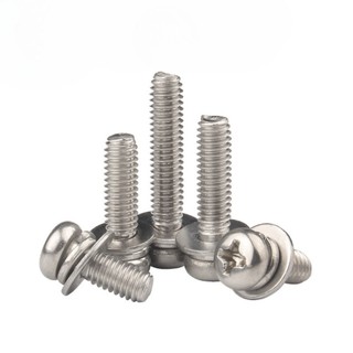 ((LXY) （ 3 TỔ HỢP） Bulong chỏm cầu nhỏ inox 304，Ốc Vítđồng pake đầu tròn , ốc pake M1.6 / M2 / M2.5 / M3 / M4 / M5 * L3-100mm (RM-VN-1)