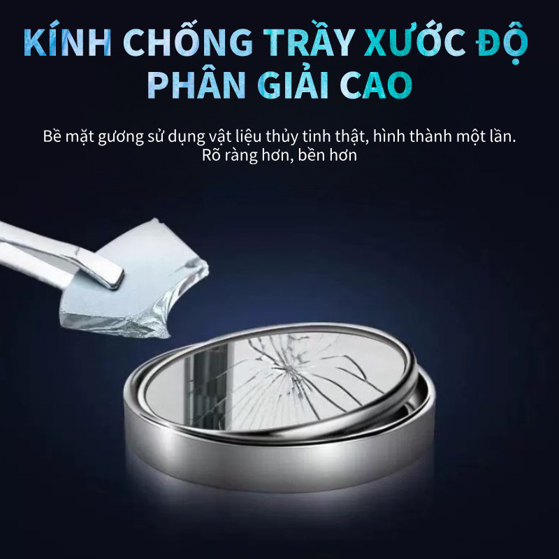 Gương Cầu Lồi Ô Tô Mở Rộng Góc Nhìn Dễ Dàng Quan Sát Chống Điểm Mù Bộ 2 Gương Cầu Lồi Có Thể Điều Chỉnh Tầm Nhìn