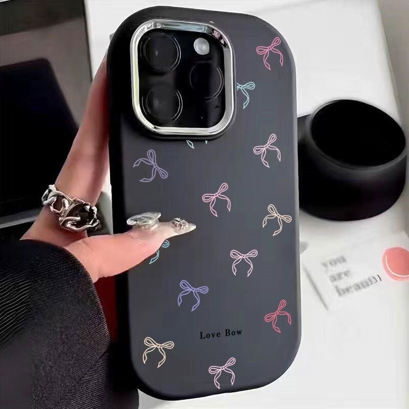 Vỏ Thắt Nơ Nhiều Màu Sắc Hàn Quốc Cho OPPO Reno 13F 12F 11F 12 8 7 6 5 4 Pro 8T 5G 2F 2Z 7Z 8Z 6Z 5Z F9 F11 F17 F29 Pro Vỏ Điện Thoại Di Động Silicon Mềm Màu Kẹo Vỏ TPU Dễ Thương