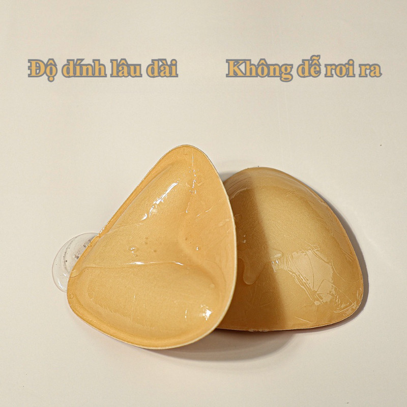 Miếng Dán Ngực Tam Giác 2 Mặt Keo, Tăng Cường Bikini/Áo Ngực, Dính Chắc, Tập Trung Nâng