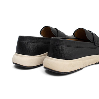 Giày lười nam da bò cao cấp FTT Leather, giày mọi đế nhẹ đi êm chân mang hằng ngày thoải mái F904