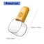 VIC Ergonomic Antislip Portioning Scoops Portioning Cup để làm bánh chuyên nghiệp Cắm trại và chăm sóc thú cưng