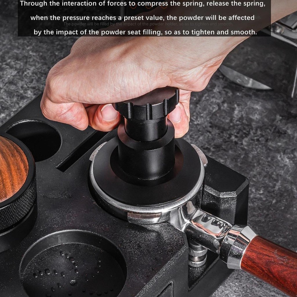 Dụng cụ ép tay Espresso Áp suất không đổi Đế phẳng Dụng cụ ép chuyên nghiệp