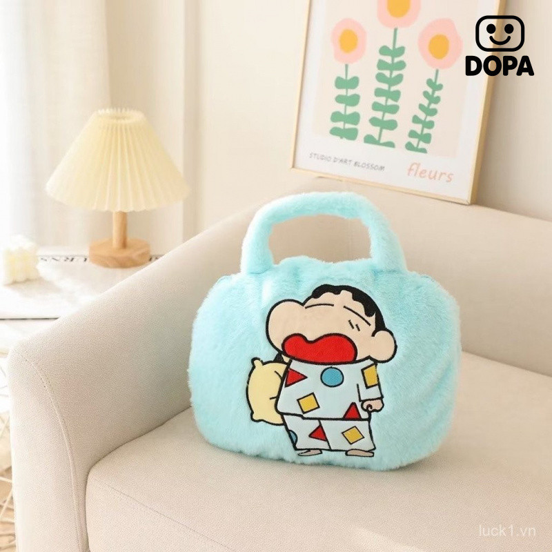 Hoạt Hình Crayon Shin-Chan gối chăn 2 trong 1, dùng cho sinh viên ký túc xá