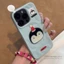 3D DIY Hoạt Hình Động Vật Pengui Cho iPhone Ốp Lưng iPhone 17 16 15 14 13 12 11 Pro Max X XS XR XSMax 7 8 Plus