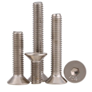 ((LXY) Vít Bulông đầu chỏm cầu , bulong  đầu bằng mạ niken，Bu Lông Đầu Lục Giác Dẹp Siêu Mỏng Bằng，Ốc vít  đầu lục giác dẹp mỏng phẳng M6 / M8 / M10 / M12 * L: 8-100mm (RM-VN-1)