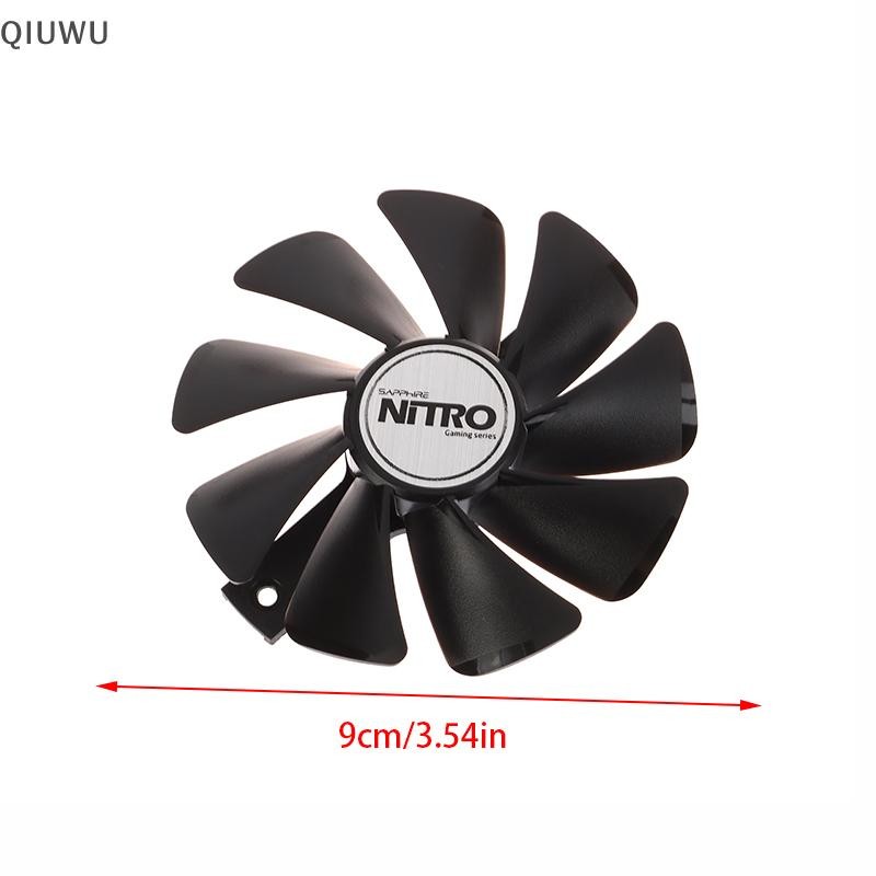 Quạt làm mát QIUWU CF1015H12D cho Radeon RX 470 480 580 570 Phiên bản khai thác NITRO RX580 RX480 Quạt làm mát thẻ Video chơi game.
