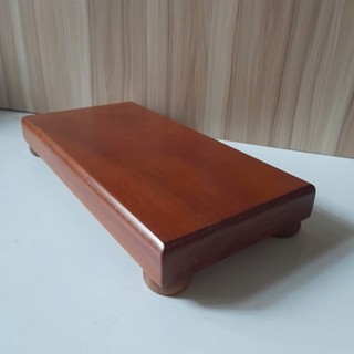 Đôn Gỗ, Đế Gỗ chữ nhật nguyên khối dùng đặt tượng, bonsai, ấm trà, thác khói trầm hương