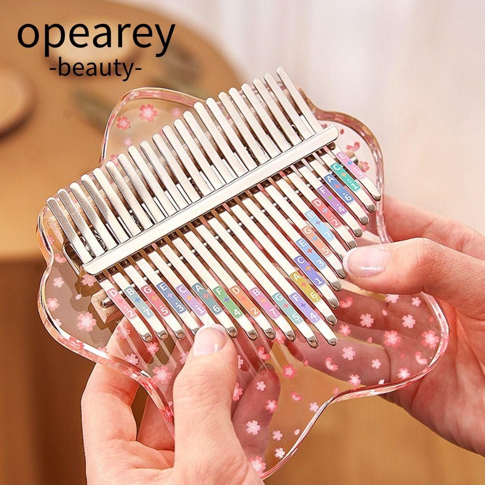 Opearey Ngón Tay Cái Đàn Piano, 17 Phím Mini Ngón Tay Cái Piano, Nhạc Cụ Đồ Chơi Quà Tặng Tinh Tế Kalimba