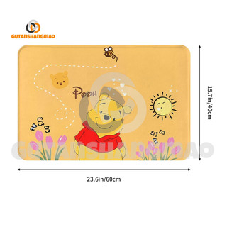 Thảm trải sàn phòng tắm trong nhà và ngoài trời Disney Winnie the Pooh 40 * 60CM, Thảm chống trượt, Thảm trải sàn