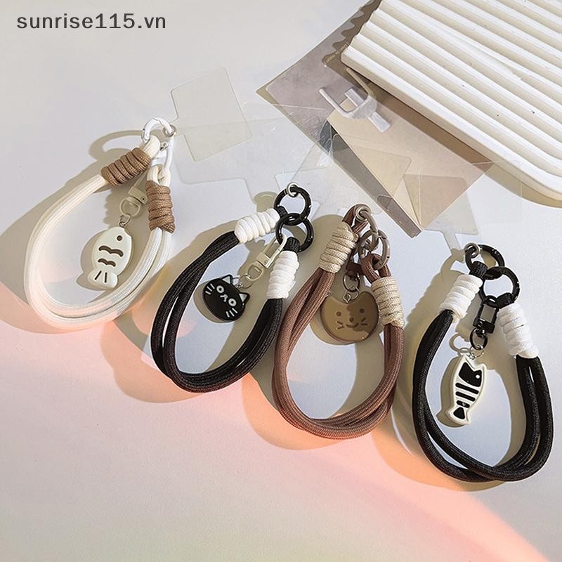 Srvn Sáng Tạo Dây Móc Khóa Cho Nữ Ốp Lưng Điện Thoại Chống Mất Nút Thắt Lưng Ô Tô DIY Móc Khóa Thời Trang Phụ Kiện.