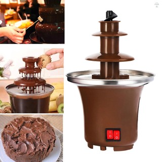 Đài phun nước sô cô la gia đình ba lớp, Fondaue sô cô la tan chảy, Máy dung nham sô cô la để nấu chảy sô cô la, Tháp sô cô la ba gia đình