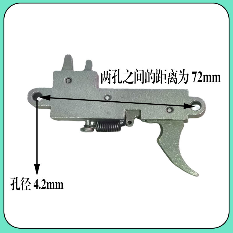 Thiết bị dây buộc sửa đổi bằng thép không gỉ, khóa dây thẻ, khóa cơ, công tắc dây rút, Khóa liên động ong bắp cày, tự làm, 4CWA chuyên dụng