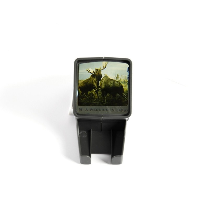35mm Slide and Film Viewer 3X Magnification LED Lighted Viewing for 35mm Slides