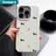 ibumpers Ốp Lưng IPhone Đơn Giản Đáng Yêu Con Chó Con Cho IPhone 16 15 14 12 13 11 Pro Max IP 7 8 Plus X XS XR Ốp Điện Thoại Mỏng Silicon Mềm Da Họa Tiết