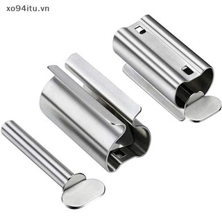 Xoitu Creative Kem Đánh Răng Ống Bóp Đơn Giản Kem Đánh Răng Con Lăn Thép Không Gỉ Tiết Kiệm Nhân Công Kem Đánh Răng Ống Wringer Sữa Rửa Mặt Ép VN