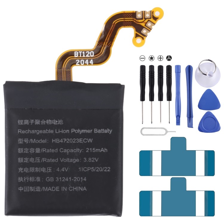 Bán chạy 215mAh HB472023Ecw Cho Huawei Watch GT 2 42mm Li-Polymer Pin Thay Thế