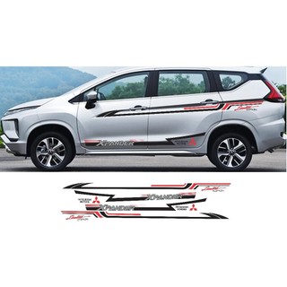 Tem xe xpander isuzu, kia, suzuki, toyota, huynhdai, mitsubishi, Decal dán sườn xe cho các dòng ô tô 7 chỗ