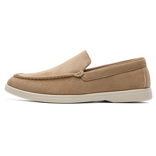 Giày lười nam mùa hè thoáng khí Slip-On Giày da lộn đế mềm Giày lười thông thường
