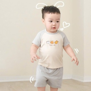Punchun SS2025 Bộ raglan Fluffy cún cho bes