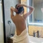Treeling Áo choàng tắm Thiết kế mở lưng Khăn tắm thấm hút mạnh Lông cừu san hô nhẹ Spa Bể bơi che nắng