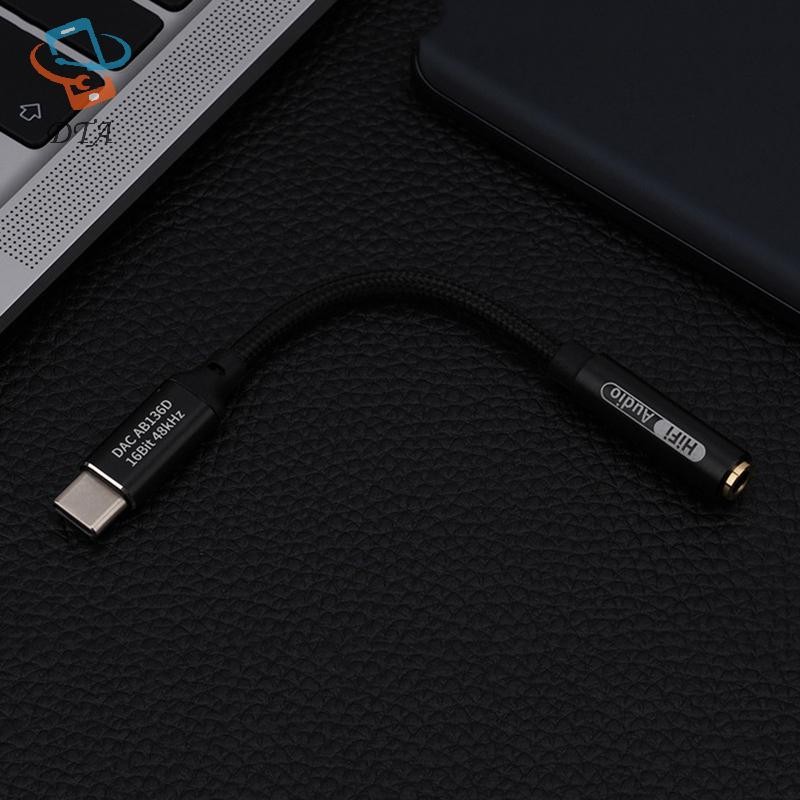 [DTA] Bộ khuếch đại tai nghe HiFi DAC Type C sang 3,5mm CX31993 Chip USB C Bộ giải mã âm thanh Bộ chuyển đổi AMP Bộ khuếch đại DAC cho 16 / Android VN