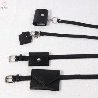 PCWKKef Retro Phong Cách Hàn Quốc Nữ Thắt Lưng Túi Chìa Khóa Điện Thoại Kép Trang Trí Dây Mỏng Phụ Kiện Thời Trang Cho Nữ Mới