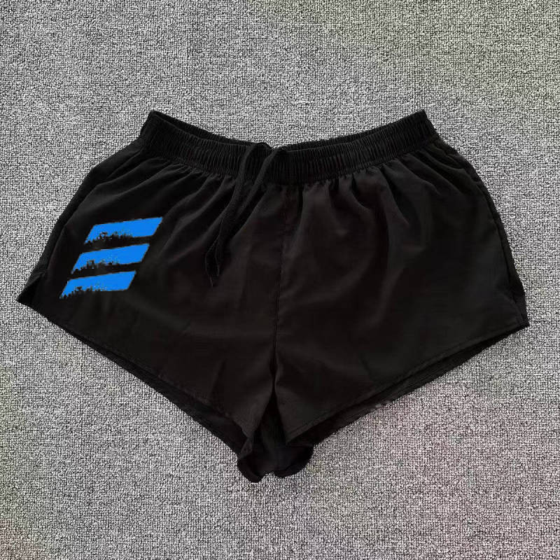 Sports Running Three Points Training Pant Men's and Women's Professional Marathon Side Open with Lining Quick-Drying Breathable Track and Field Shorts kwdO