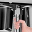 TOPTOOLCX Công cụ sửa chữa cờ lê ống, Cờ lê ổ cắm lắp đặt cống bạc, Dụng cụ cầm tay bền bỉ Phụ kiện cờ lê Ratchet hai đầu Bảo trì ống