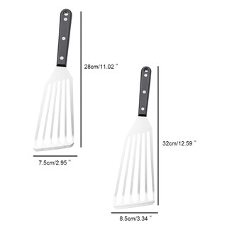 1 Chiếc Thìa Chiên Nhà Bếp Inox Chống Trơn Trượt Có Rãnh Turner & Cá Thìa Rò Rỉ Xẻng Cá Lát Phụ Kiện Nhà Bếp