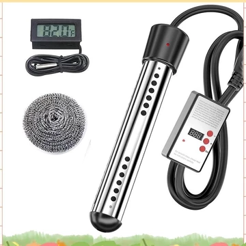 Máy sưởi ngâm 2500W, Máy sưởi bể bơi tự động, Máy sưởi ấm bể bơi an toàn, Hoàn hảo cho du lịch gia đình Phích cắm EU