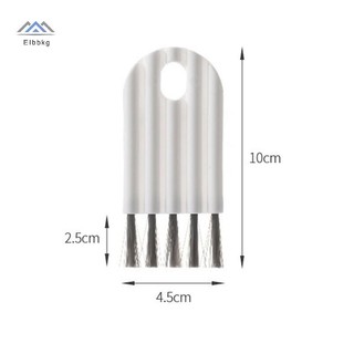 ELBBKG Crevice Bàn chải nắp cốc đa chức năng Dụng cụ làm sạch tiện dụng để làm sạch gia đình Bàn chải làm sạch tay cầm cong mới