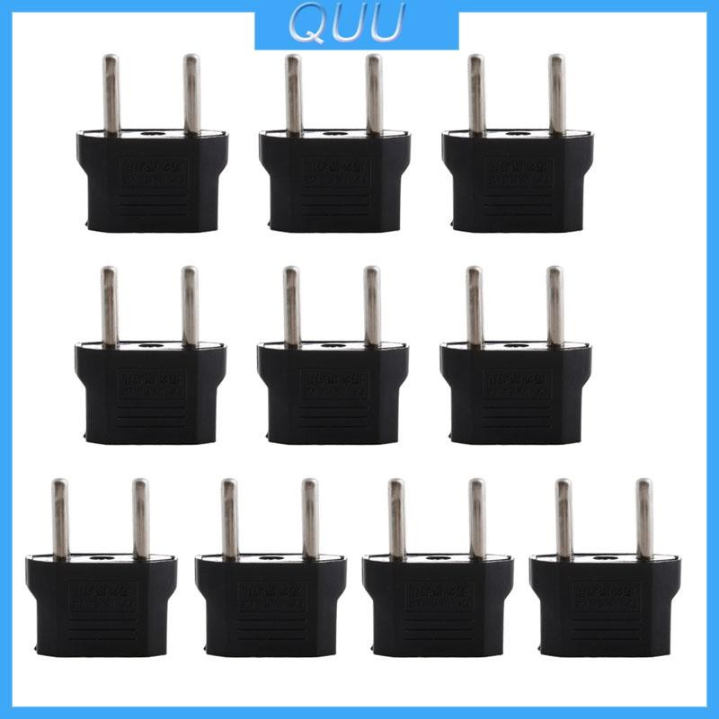 Quu US USA sang EU Châu Âu Euro AC Cắm điện 2 5 250V 10A Bộ chuyển đổi ...