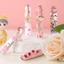 Chai nước hoa có thể đổ lại IAPPORTUNIA, 5ml có mặt dây chuyền Chai xịt có thể đổ lại, Hộp đựng mỹ phẩm rỗng họa tiết hoa Mini
