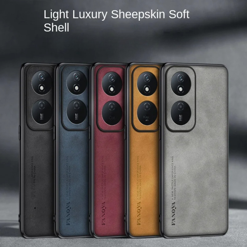 Ốp lưng Honor X7B CLK-LX1 Da PU chống sốc Vỏ cứng Vỏ điện thoại mờ Ốp lưng silicon cho Honor X7B CLK LX1 LX2 LX3