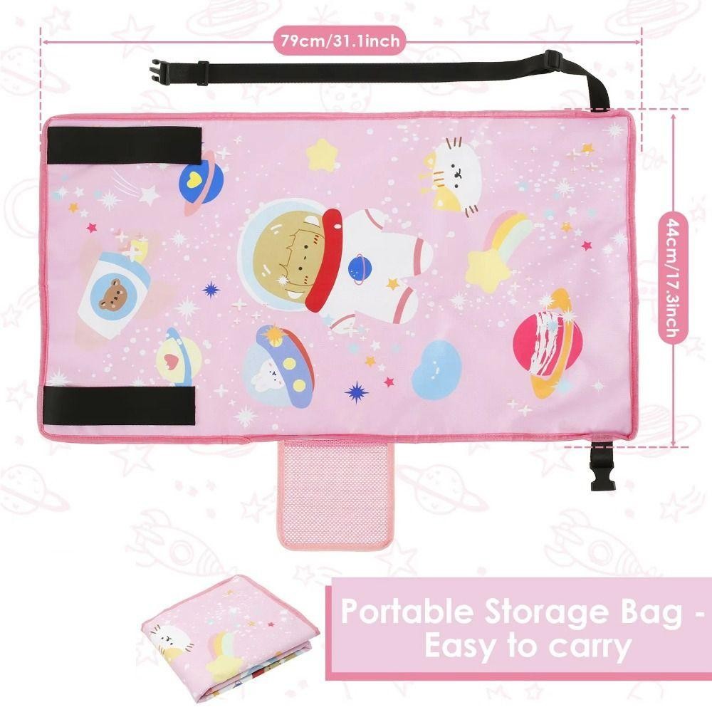 Giường Bàn Đạp Bé HOBBYIN, Giường Máy Bay Hoạt Hình Dễ Thương, Du Lịch Trẻ Em Di Động Chân Còn Lại Trẻ Em