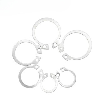 (((LXY)Phanh trục inox 316, phe gài trục, vòng phe M10-M100 (RM-VN-1)