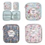 Túi đựng JKDESIGN, Móc móc chống thấm nước có khóa kéo Bộ dụng cụ đan tay hoa, Hộp đựng đồ in hình DIY dung tích lớn